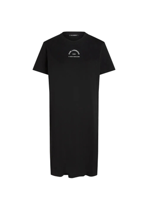 Karl Lagerfeld Rue St. Guillaume T-shirt mini dress - Black
