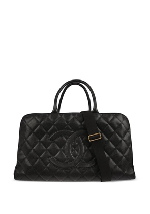CHANEL Pre-Owned 2003 Bowling tote bag - Black