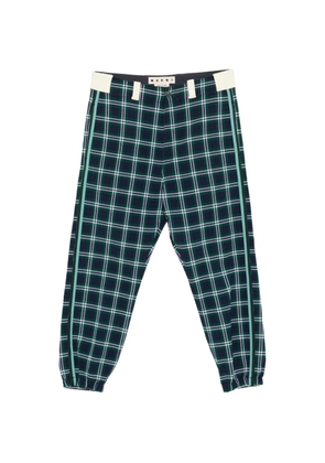 Marni Pre-Owned checked trousers - Blue
