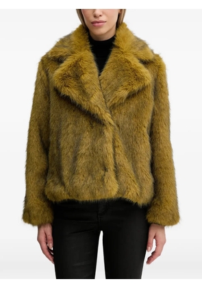 Sisley notched collar overcoat - Green