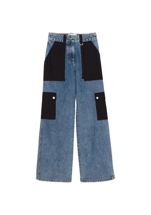 3.1 Phillip Lim panelled jeans - Blue