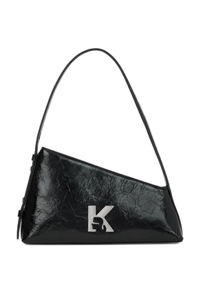 Karl Lagerfeld Jeans leather shoulder bag - Black