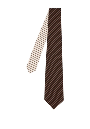 Paul Smith striped tie - Brown