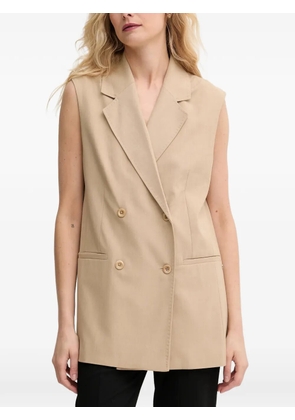 Mos Mosh MMPhiline Roy double-breasted waistcoat - Neutrals