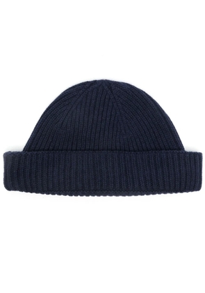 John Smedley Oram beanie - Blue