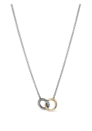John Hardy 14kt gold JH Essential linked necklace - Silver