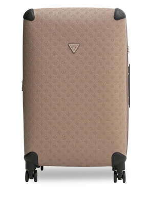 GUESS USA embossed-logo luggage - Neutrals