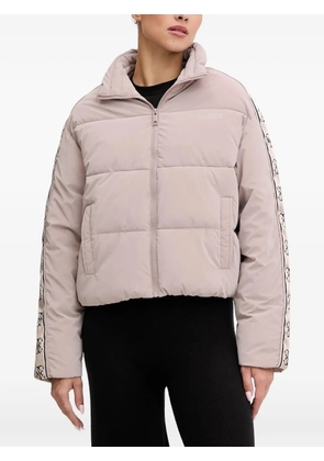 GUESS USA high-neck puffer jacket - Neutrals