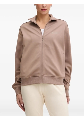 GUESS USA logo-detail sweatshirt - Neutrals