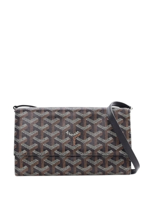 Goyard Pre-Owned 2021 Goyardine Varenne Continental Wallet On Strap crossbody bag - Black