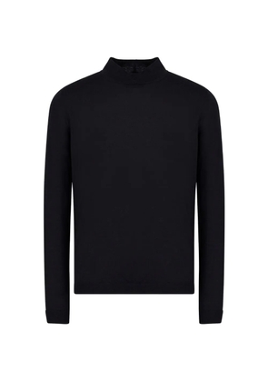 Giorgio Armani mock-neck sweater - Blue