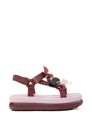 Camper Pelotas Flota Up flower-appliqué sandals - Red