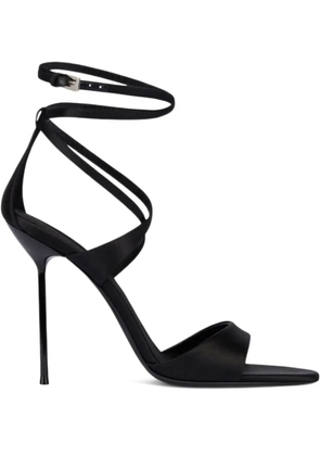 Paris Texas 105mm Lidia wrap-around stiletto sandals - Black