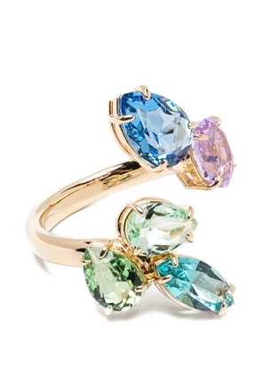 Swarovski mixed-cuts ring - Gold