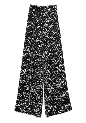 NISSA polka dot-print trousers - Black