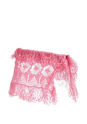 diotima crochet fringed skirt - Pink