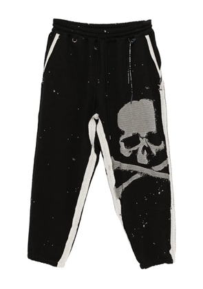 Mastermind World logo-jacquard track pants - Black