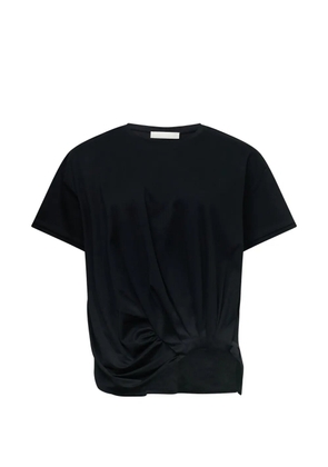 Club21 sheen cotton joanna top - Black