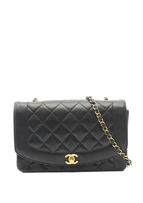 CHANEL Pre-Owned 1996 Matelasse Diana Flap chain shoulder bag - Black
