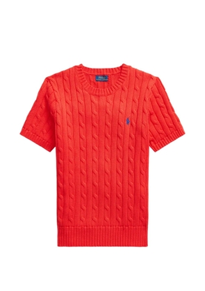Polo Ralph Lauren cable-knit T-shirt - Red