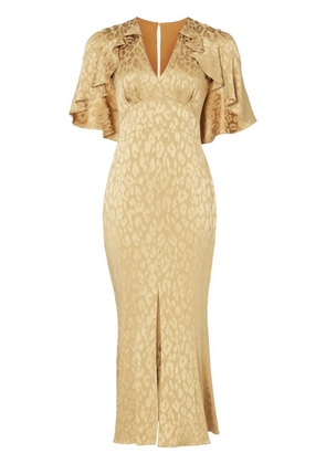 Temperley London Willow midi dress - Gold