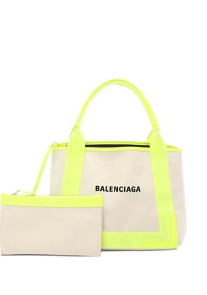 Balenciaga Pre-Owned 2000s hippopotamus canvas tote bag - Neutrals