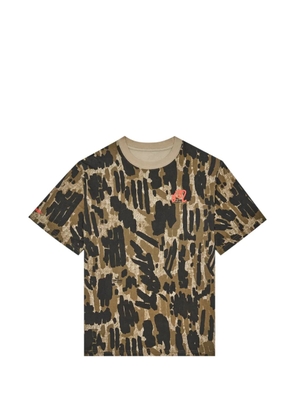 Malbon Golf camouflage-pattern T-shirt - Brown