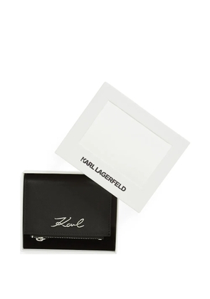 Karl Lagerfeld small Signature bifold wallet - Black