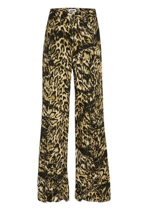 Jean Paul Gaultier Leopard-print jeans - Brown