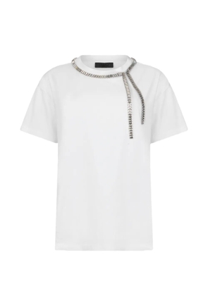 LIU JO embellishment-detail T-shirt - White