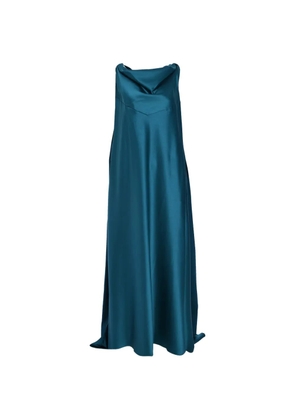 Rhea Costa Wafa draped dress - Blue