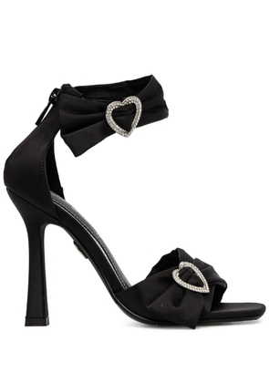 Buffalo 110mm Fairy Chic Heart sandals - Black