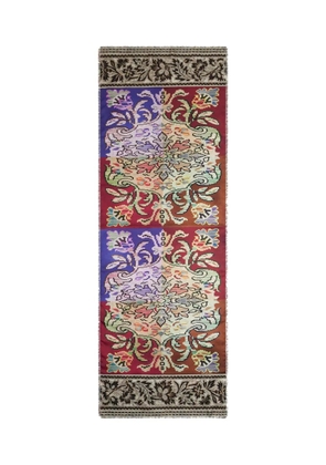 Pierre-Louis Mascia geometric-pattern scarf - Red