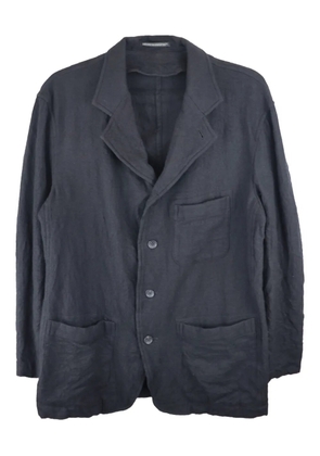 Y's felted three-pocket blazer - Black