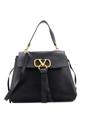 Valentino Garavani Pre-Owned VRing Top Handle Leather Small satchel - Black