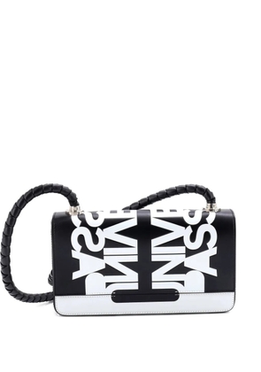 Burberry Pre-Owned Universal Passport Printed Leather crossbody bag - Black