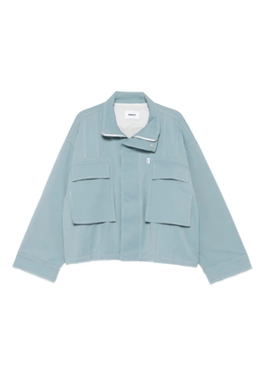 Bonsai pocket-detail zip-front jacket - Blue