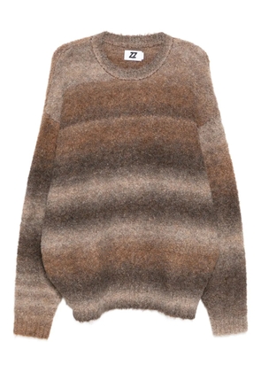 izzue gradient-dyed jumper - Brown