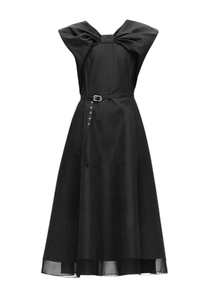 3.1 Phillip Lim bow-detail belted dress - Black