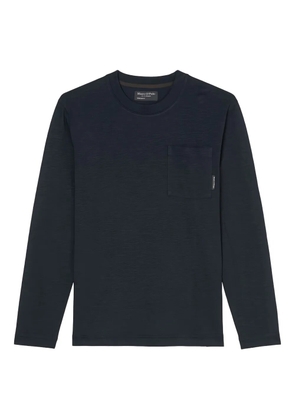 Marc O'Polo long-sleeve chest-pocket T-shirt - Blue