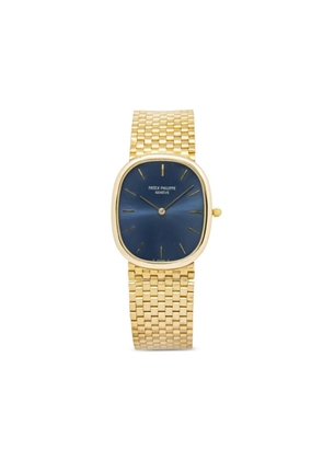 Patek Philippe Pre-Owned pre-owned Golden Ellipse 31mm - Blue