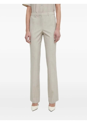 Theory belted-loop trousers - Grey