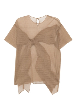 JNBY short-sleeves T-shirt - Brown