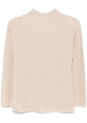 Le Tricot Perugia fine-ribbed sweater - Neutrals