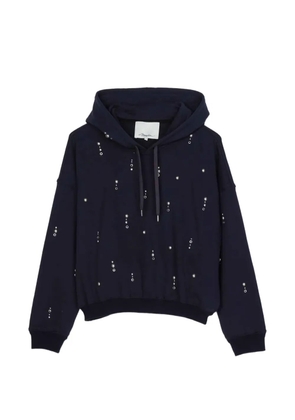 3.1 Phillip Lim embellishment hoodie - Blue