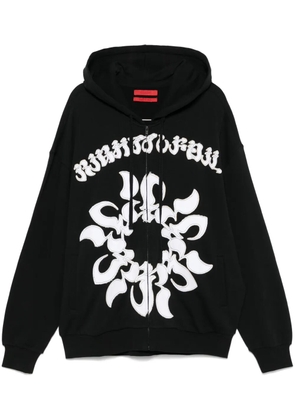 KUSIKOHC R-patch hoodie - Black