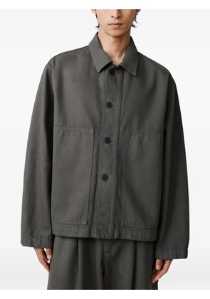 Studio Nicholson Graph oversized patch pocket jacket - Grey