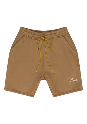 RHUDE drawstring-fastening shorts - Brown