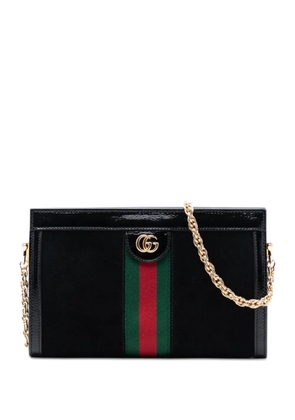 Gucci Pre-Owned 2016-2026 Small Suede Ophidia Chain crossbody bag - Black
