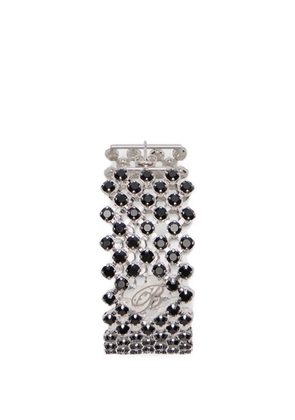 Blumarine strass circle earrings - Silver